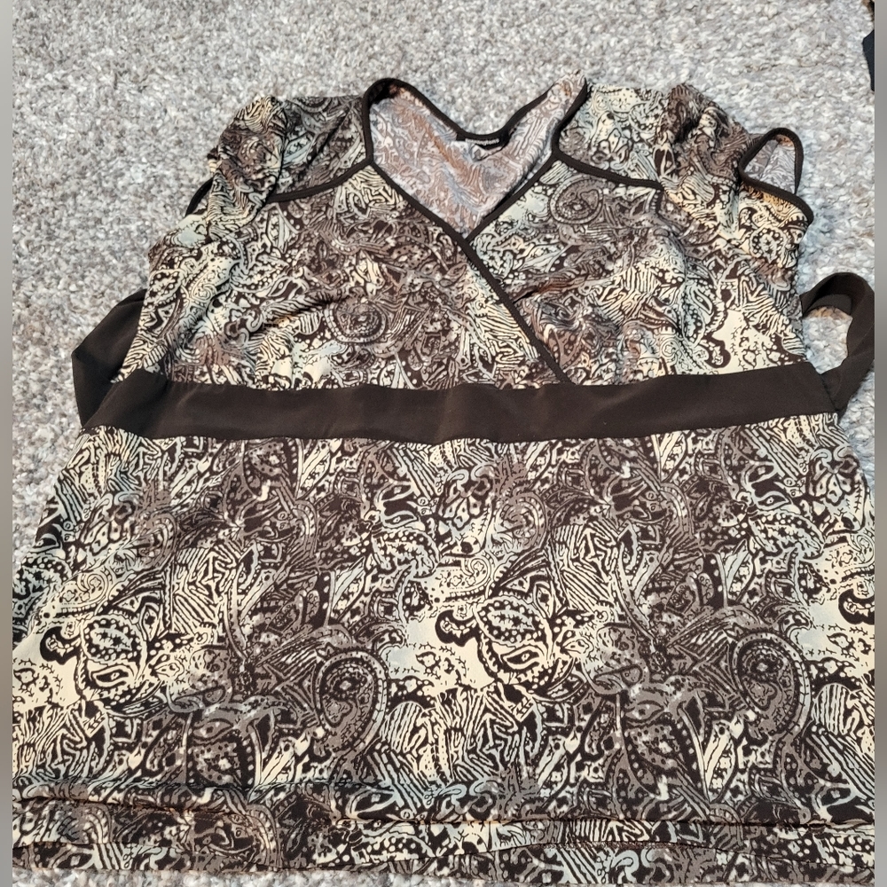 Brown blouse